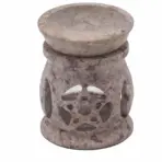 Pealkiri: Steatiiist Aroomilamp 8cm Kolm Kuud — Müstiline India Käsitööpõletaja