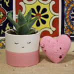 südamekujuline vannipomm ylang roos — toote ülevaade ja koostis