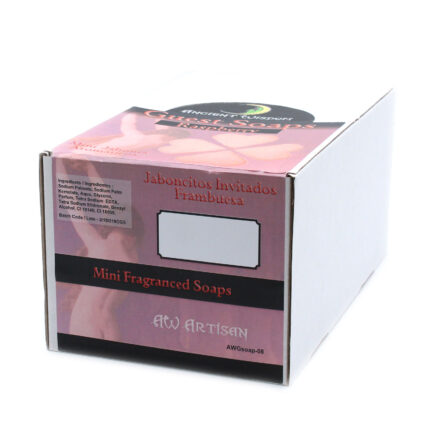 vaarika külaliste seep roosakaspunane südamekujuline seep