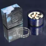 Vähi Kristallküünal Käevõruga — detailvaade