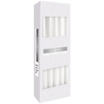 valge pulgaküünal Ancient Wisdom klassikaline puhas parafiinküünal