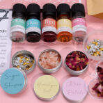 vannipommi valmistamise komplekt — lähivaade toote detailidele