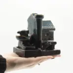 Pealkiri: Vesiveski viirukipõleti - vesiveskimaja backflow alus — kõrvaltvaade