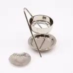 Viirukisoojendaja Messing Kaetud Fikseeritud — kõrvaltvaade