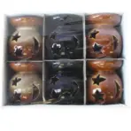 Yin-Yang Aroomilamb Päike ja Täht — Keraamiline Õlipõleti — detailvaade